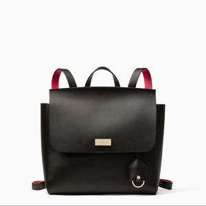 Kate spade black backpack used 3 times!
